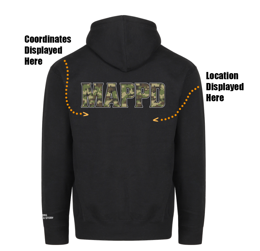 USMC VETERAN Mappd Clothing - Sweater / Heavy Weight Hoodie