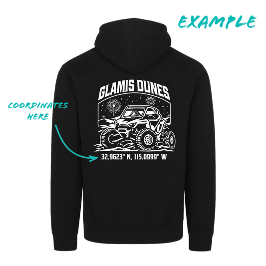 Glamis Dunes – Custom Coordinates Hoodie