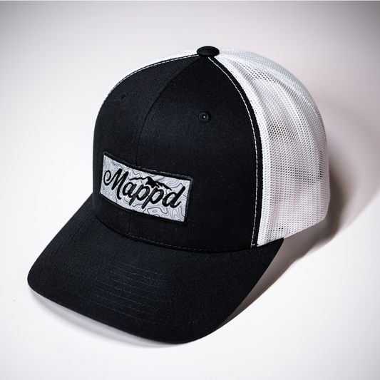 Topographic Mappd Block - Trucker Hat