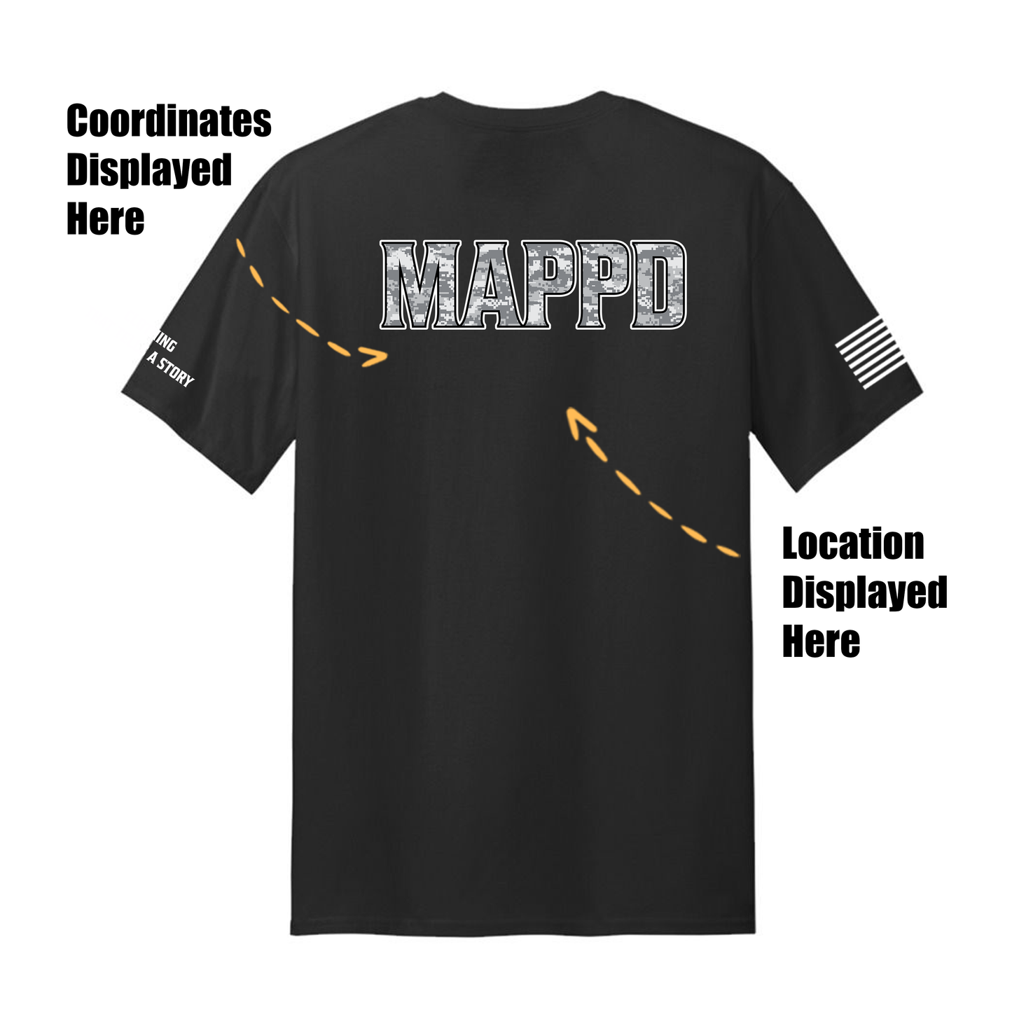 VETERAN MAPPD topo Logo - Mappd Clothing - TShirt