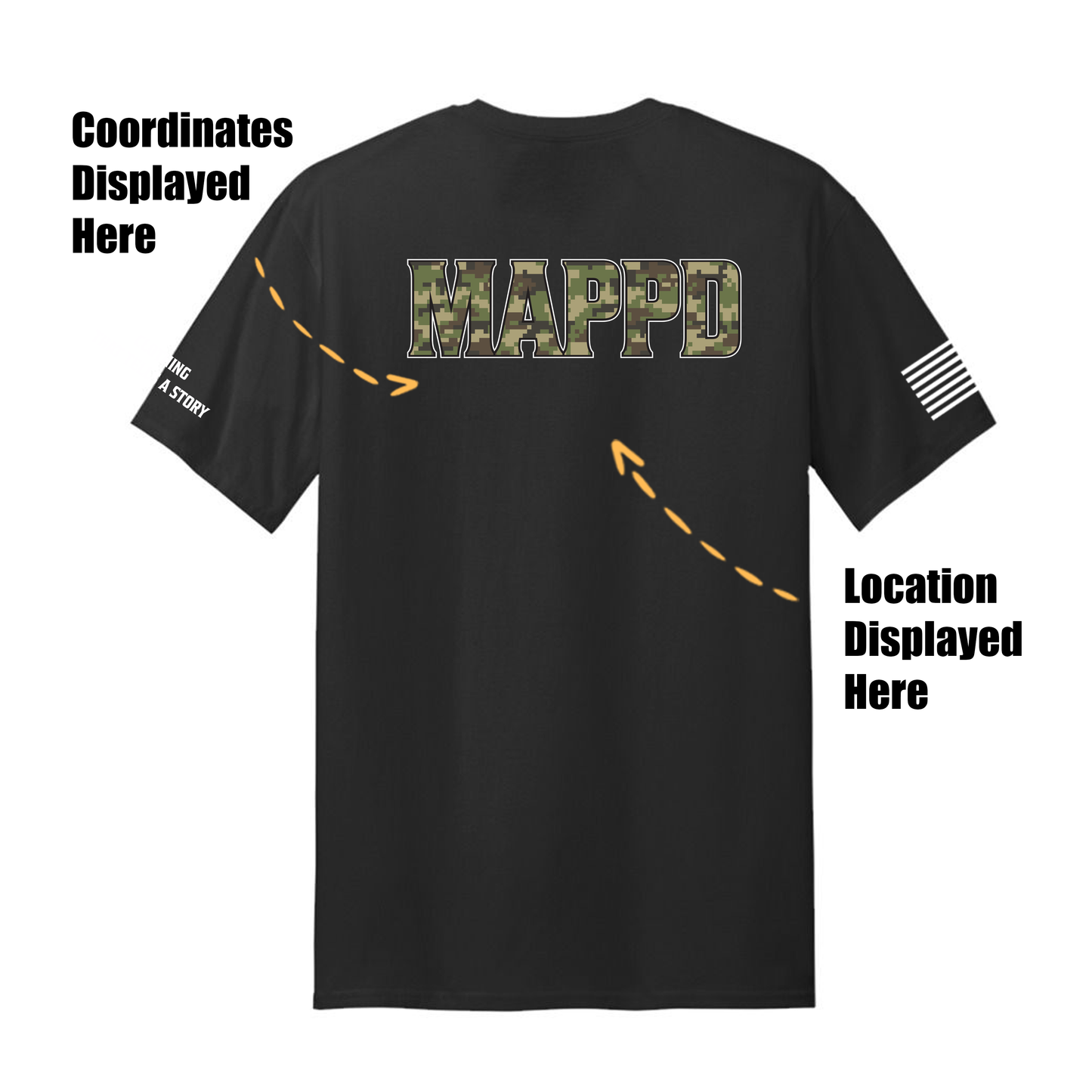 USMC VETERAN Mappd Clothing - TShirt