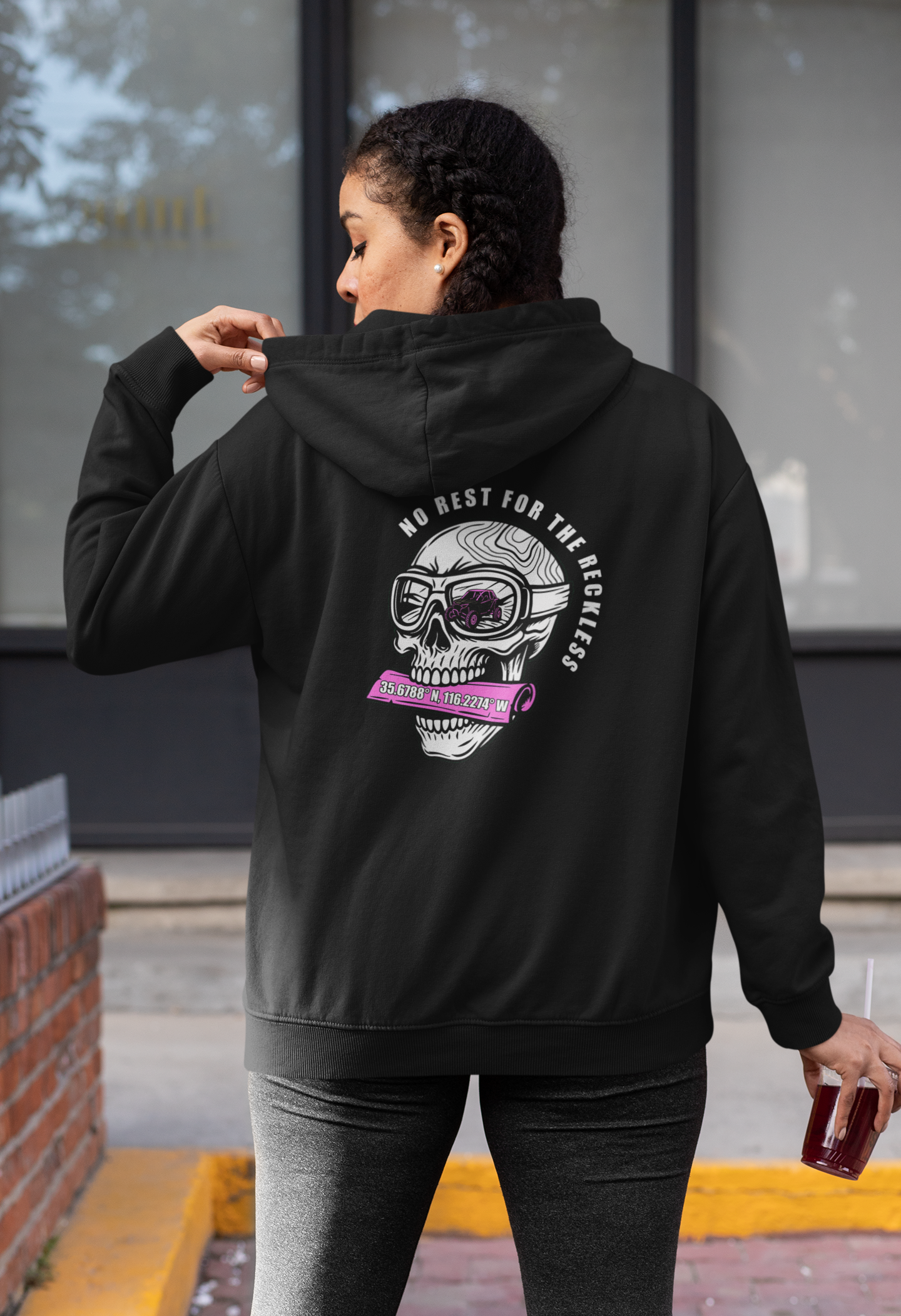 MAPPD x DUMONT DUNES — “No Rest for the Reckless” Hoodie (Orange/Pink - Options)